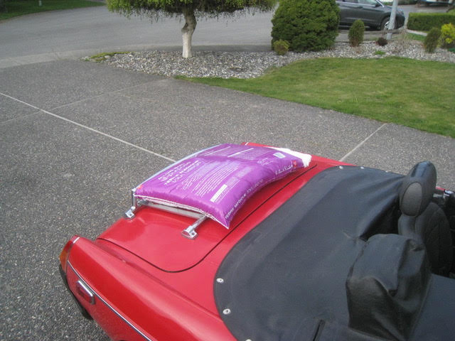 MGB Rack and Trunk Capacity